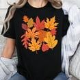 thumbnail image 1 of Funny Leaf Blower Fall Costume Couple Halloween Matching T-Shirt Unisex, Sizes S-5XL - Gategoo, 1 of 5