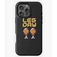 thumbnail image 1 of Funny Leg Day Turkey Thanksgiving Gift Phone Case for iPhone 16 15 14 13 12 11 Pro Max, 1 of 2