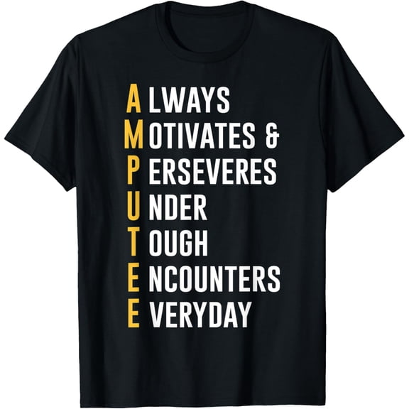 Funny Leg Prosthetic Legged Surgery Amputee Quote Wheelchair T-Shirt