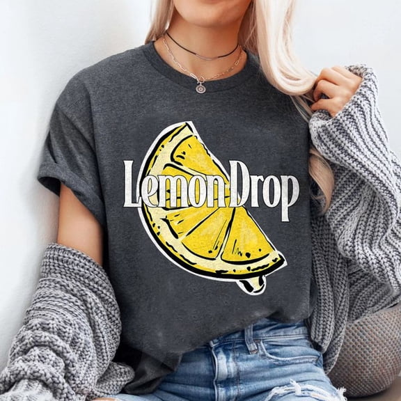 Funny Lemon Drop Gifts for Men Women T-Shirt Men's And Women's Graphic Tee 100% Cotton by TBun, Full Sizes S-5XL