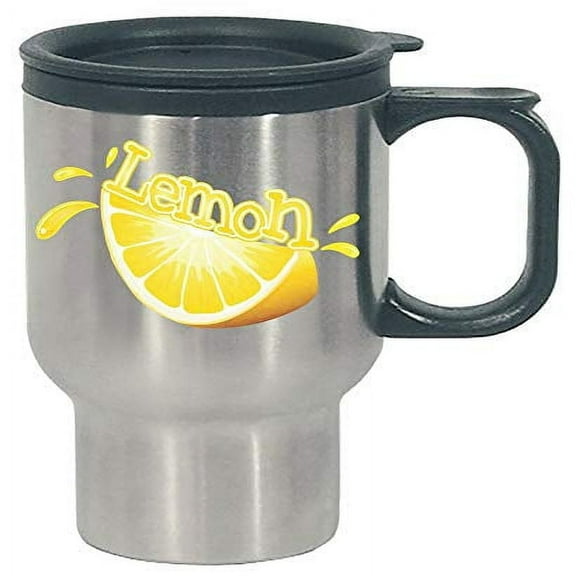 Funny Lemonade - Lemon Juice Drink Yellow Beverage Humor - Stainless Steel Travel Mug