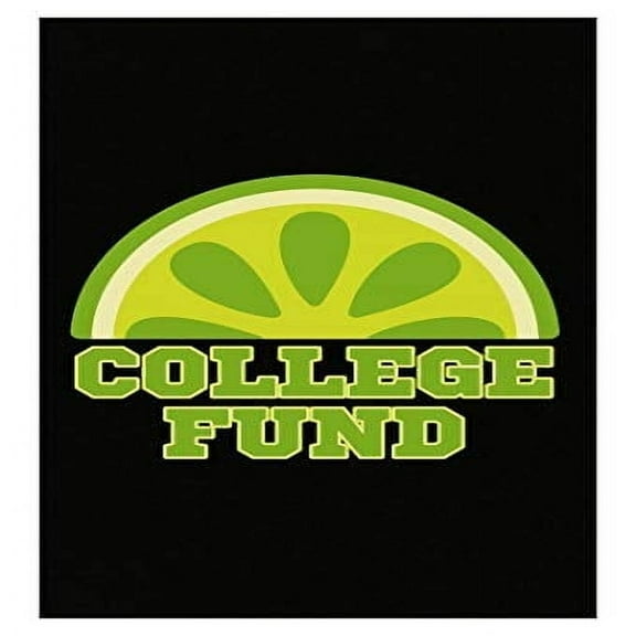 Funny Lemonade Poster - Humorous College Fund Yellow Juice Decor for Kids Room