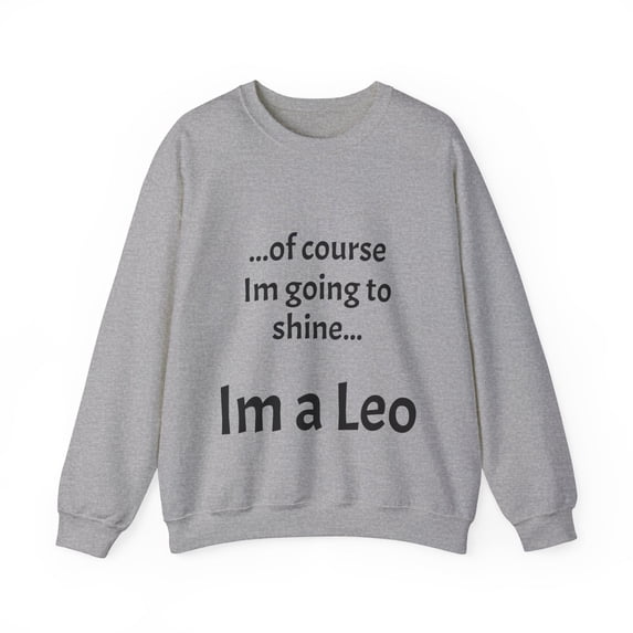 Funny Leo Zodiac Unisex Heavy Blend™ Crewneck Sweatshirt