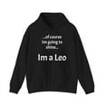 thumbnail image 1 of Funny Leo Zodiac Unisex Heavy Blend™ Hooded Sweatshirt, 1 of 4