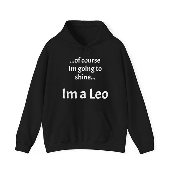 Funny Leo Zodiac Unisex Heavy Blend™ Hooded Sweatshirt