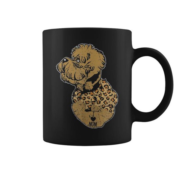 Funny Leopard Cockapoo Mom Costume Mothers Day Gift Coffee Mugs