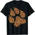 thumbnail image 1 of Funny Leopard Print Paw | Cool Cheetah Skin Boys Girls Gift T-Shirt mens t shirt，white，women，funny，misfits，men，journey，t-shirt, 1 of 4