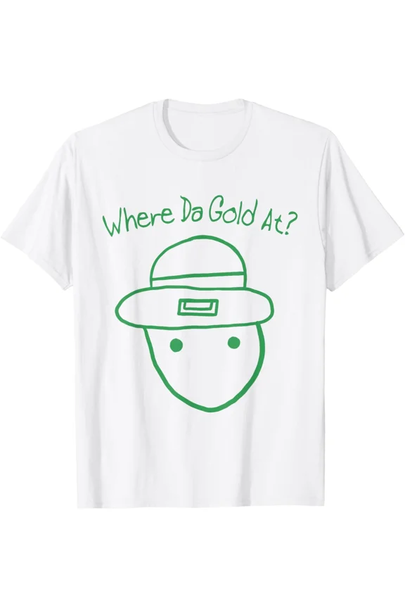 Funny Leprechaun Amateur Sketch Meme Irish Saint Patricks Day Tee Unisex T-Shirt ,up to size 5XL