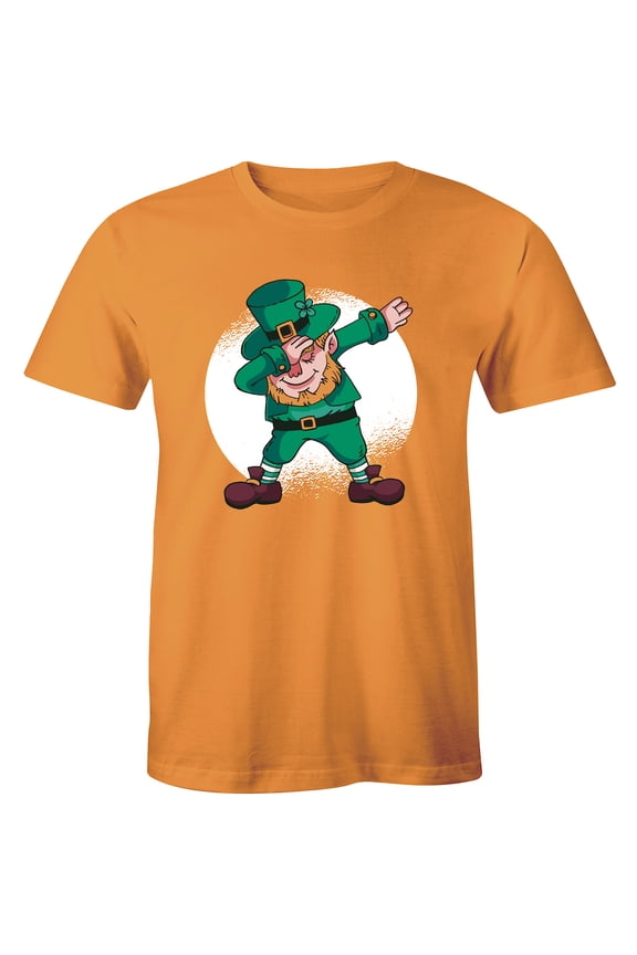 Funny Leprechaun Dabbing Shamdabbin Hip-Hop Pose Mens St. Patrick's Day T-Shirt