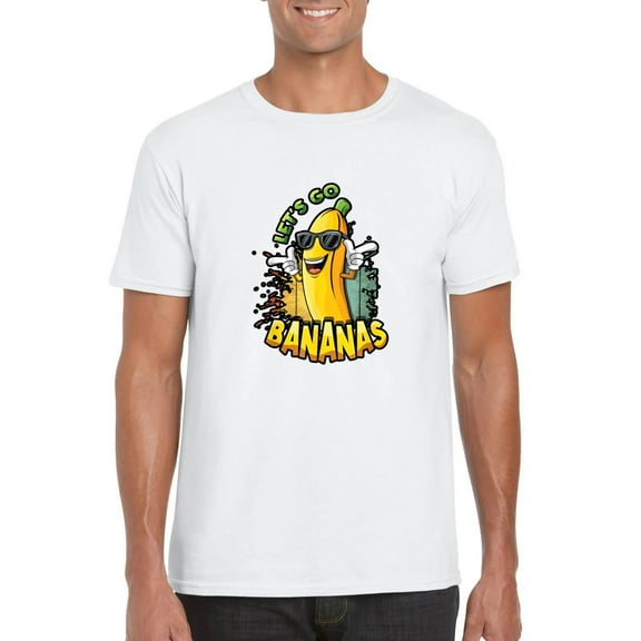 Funny Let Us Go Banana Savannah Retro Vintage Style Meme Unisex T-Shirt