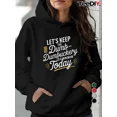 thumbnail image 1 of Teediy Funny Lets Keep The Dumb Dumbuckery Minimum Hoodie Shirt for Men & Women, up to Size 5XL, 1 of 2