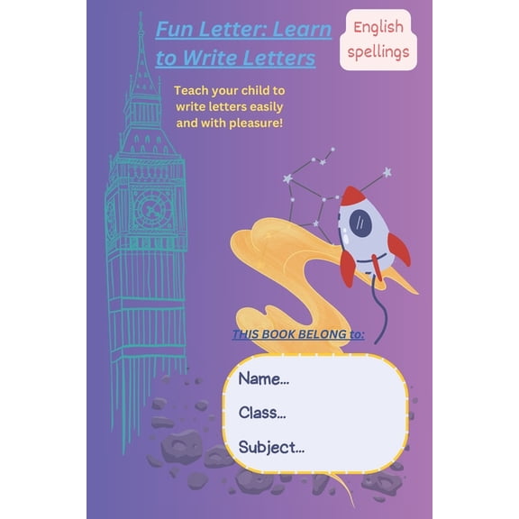 Funny Letter: Learning to Write Letters, (Paperback)
