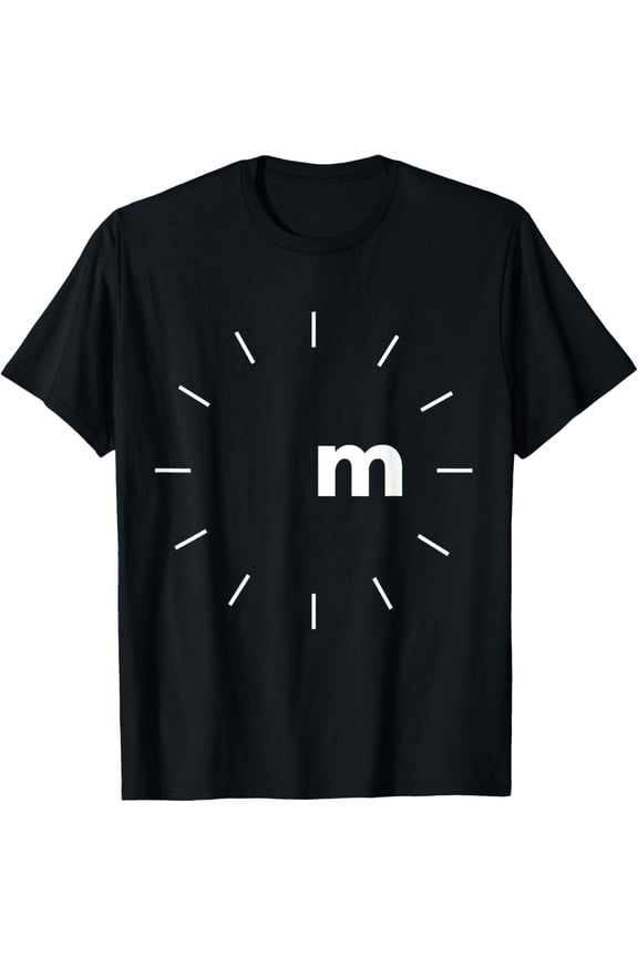 Funny Letter M Groups, Halloween Team Groups, Costume T-Shirt