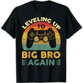 thumbnail image 1 of Funny Leveling Up To Big Bro Again Vintage Big Brother Again T-Shirt, 1 of 5