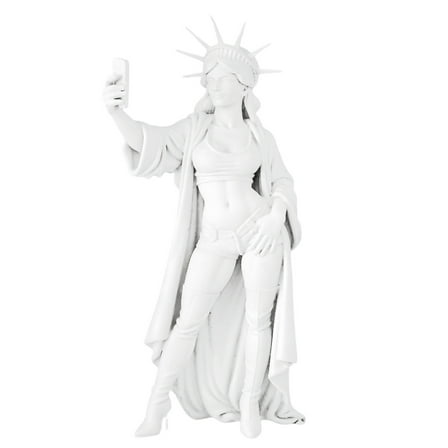 Funny Liberties Statue Selfie Sculpture 250th Year Commemorative Collectible Detailed Design America History Display