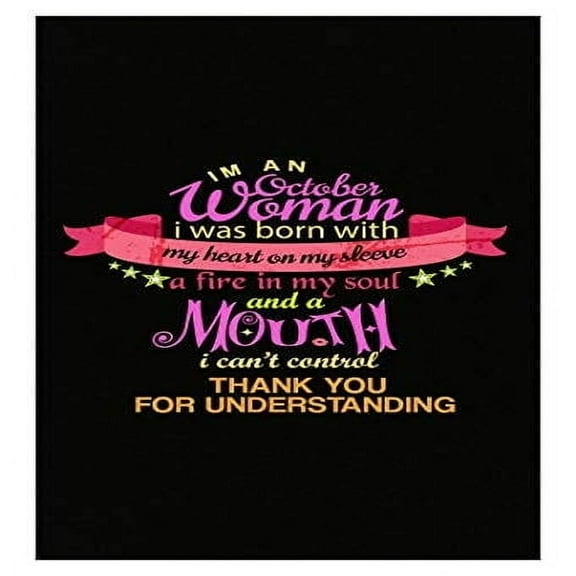 Libra October Poster - Heart on Sleeve Zodiac Humor Art Gift