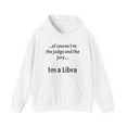 thumbnail image 1 of Funny Libra Zodiac Unisex Heavy Blend™ Hooded Sweatshirt, 1 of 4