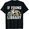 thumbnail image 1 of Funny Library Art For Men Women Librarian Read Novel Lovers T-Shirt, 1 of 4
