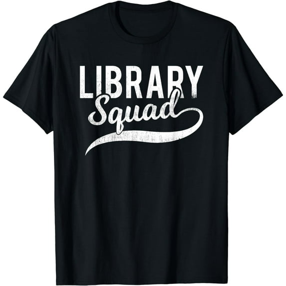 Funny Library Squad Shirt - Librarian Book Lovers Tee