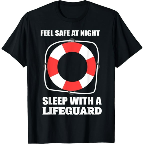 Funny Lifeguard T-Shirt Tops Tee