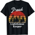 thumbnail image 1 of Funny Lighthouse Keeper Shirts Job Title Professions T-Shirt, 1 of 4