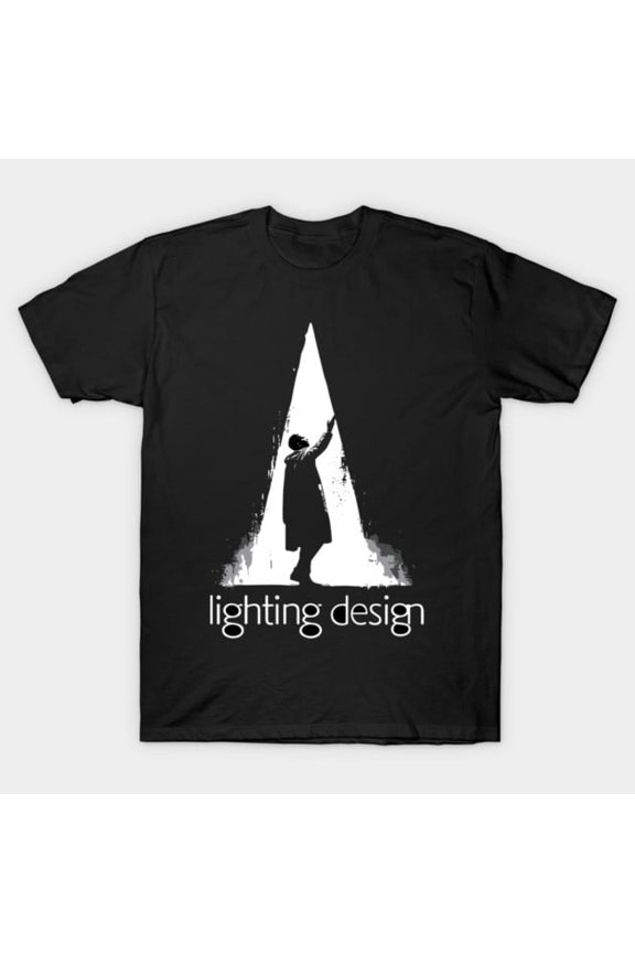 Funny Lighting Design Architect Logo5 Artwork Print, H44329 Unisex T-Shirt, Up to 5XL Available