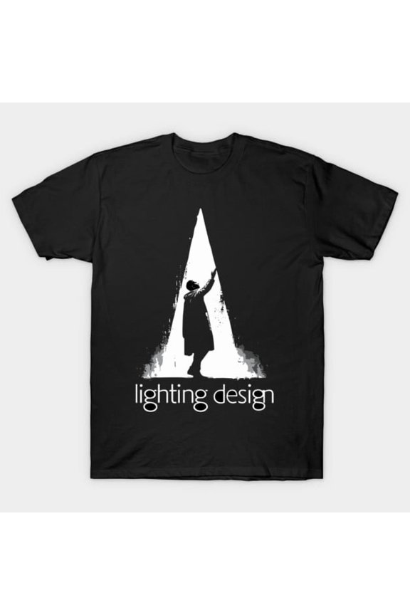 Funny Lighting Design Architect Logo5 Artwork Print, H44329 Unisex T-Shirt, Up to 5XL Available