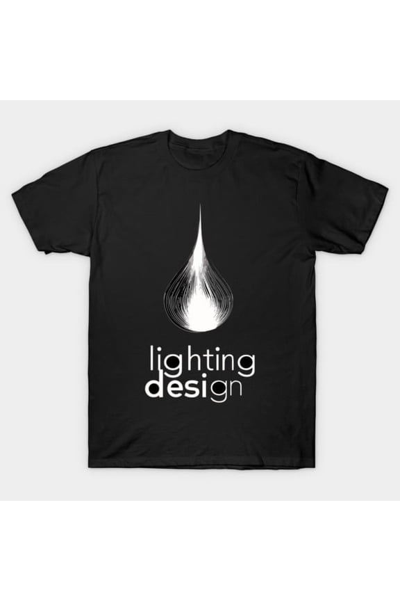 Funny Lighting Design Architect Logo9 Artwork Print, H7200 T-Shirt, for Men and Women, Up to Size 5XL