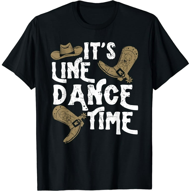 Funny Line Dance Country Dancing Western Shirt Hats Boots