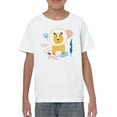 thumbnail image 1 of Funny Lion Doodle T-Shirt Juniors -Image by Shutterstock,  Small, 1 of 4