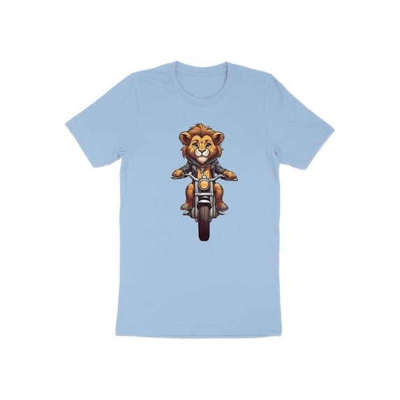Funny Lion Riding Motorcycle Bike Lover Gift for Men Women T-Shirt Lion Animal Motorcycle Birthday Holiday Presents Tshirt