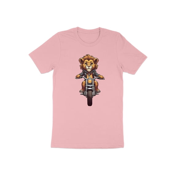 Funny Lion Riding Motorcycle Bike Lover Gift for Men Women T-Shirt Lion Animal Motorcycle Birthday Holiday Presents Tshirt