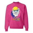 thumbnail image 1 of Funny Lion Tiger King Hey All You Cool Cats and Kittens | Mens Animal Lover Crewneck Graphic Sweatshirt, Fuschia, 2XL, 1 of 3