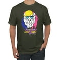 thumbnail image 1 of Funny Lion Tiger King Hey All You Cool Cats and Kittens | Mens Animal Lover Graphic T-Shirt, Military Green, Medium, 1 of 3
