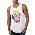 thumbnail image 1 of Funny Lion Tiger King Hey All You Cool Cats and Kittens | Mens Animal Lover Graphic Tank Top, White, 2XL, 1 of 3