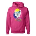thumbnail image 1 of Funny Lion Tiger King Hey All You Cool Cats and Kittens | Mens Animal Lover Hooded Sweatshirt Graphic Hoodie, Fuschia, 3XL, 1 of 3
