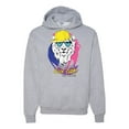 thumbnail image 1 of Funny Lion Tiger King Hey All You Cool Cats and Kittens | Mens Animal Lover Hooded Sweatshirt Graphic Hoodie, Heather Grey, 3XL, 1 of 3