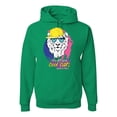 thumbnail image 1 of Funny Lion Tiger King Hey All You Cool Cats and Kittens | Mens Animal Lover Hooded Sweatshirt Graphic Hoodie, Kelly, 3XL, 1 of 3