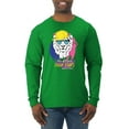 thumbnail image 1 of Funny Lion Tiger King Hey All You Cool Cats and Kittens | Mens Animal Lover Long Sleeve T-Shirt, Kelly, Small, 1 of 3