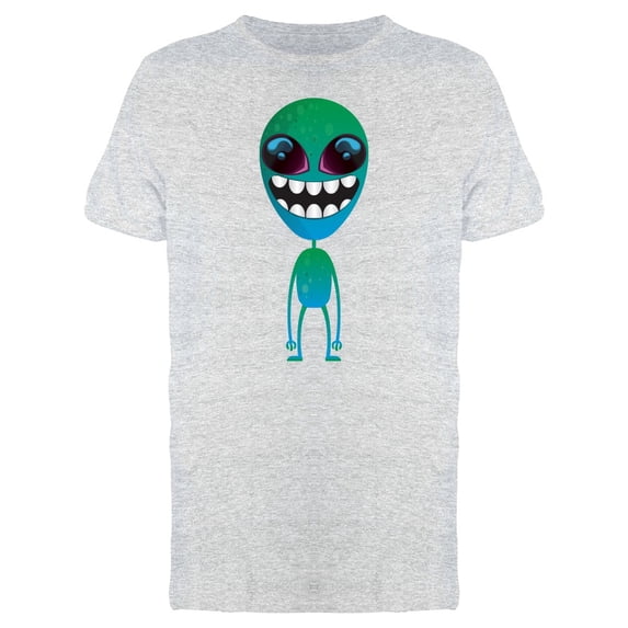 Funny Little Alien T-Shirt Men -Image by Shutterstock, Male 3X-Large