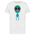thumbnail image 1 of Funny Little Alien T-Shirt Men -Image by Shutterstock, Male XX-Large, 1 of 2