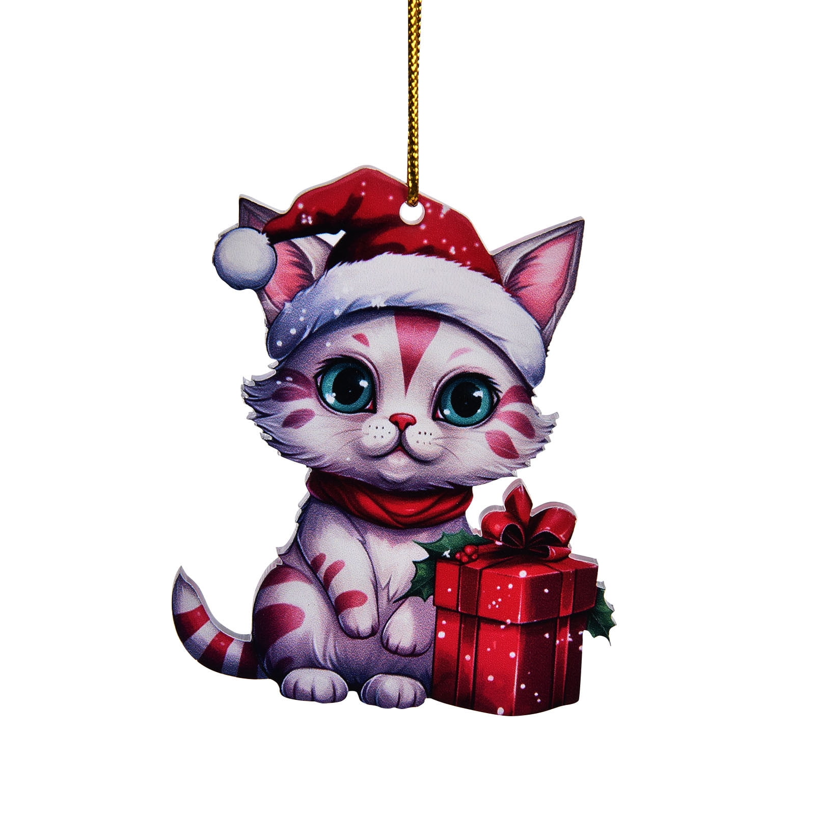 Funny Little Cat Christmas Tree Decoration Couple Creativity Christmas