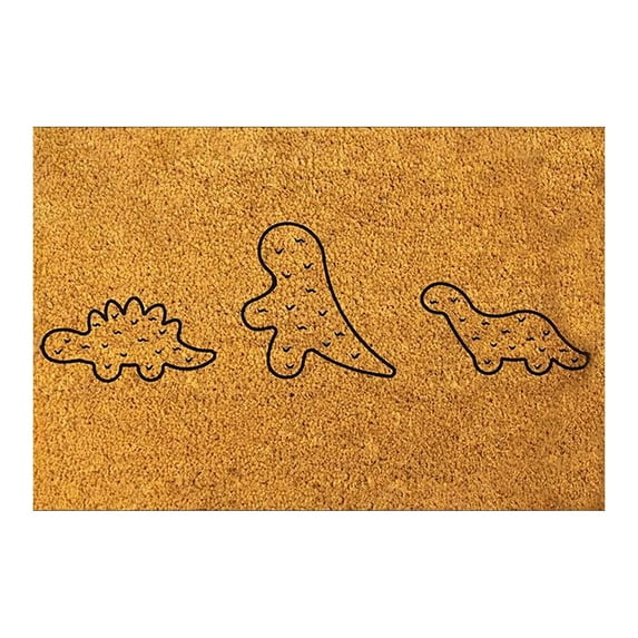 Funny Little Dinosaur Door Mat Door Rug Entrance Front Door Outdoor Entrance Porch Mat Polyester Floor Mat