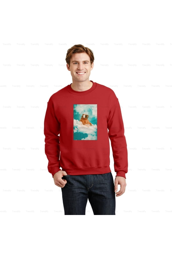 Funny Living On The Cloud Tech Programmer Graphic Unisex Sweatshirt M391855, Up to Size 5XL