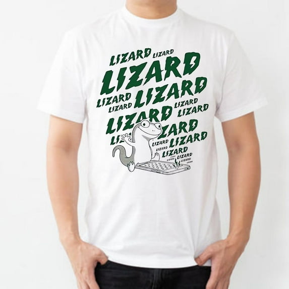 Funny Lizard Meme Shirt – Quirky Graphic Tee for Men and Women, Surreal Humor Vibes