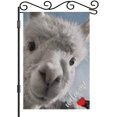 thumbnail image 1 of Funny Llama Garden Flag 12.5x18 Inch Vertical Double Sided I Love Llama Yard Garden House Flag for Outdoor Indoor Decoration, 1 of 6
