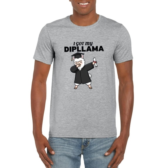 Funny Llama Graduation I Got My Diploma Cute Graduate Tee by Illustradise, for men & women, up to size 5XL