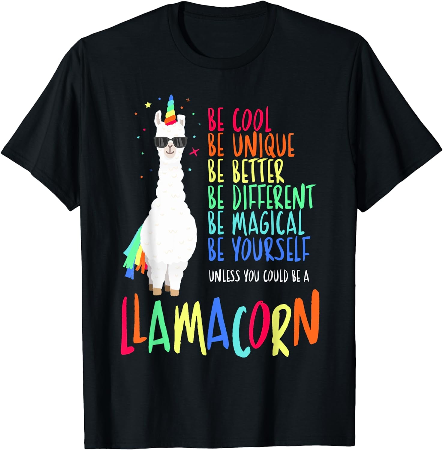 Funny Llamacorn Shirt Cute Llama Unicorn Distressed Tshirt Funny Llamacorn Shirt Cute Llama Unicorn Distressed Tshirt