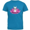 thumbnail image 1 of Funny Llamaste Yoga Llama Namaste Mens T Shirt Sapphire X-LG, 1 of 1