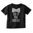 thumbnail image 1 of Funny Lock Up Your Daughters Bowtie Youth T Shirt Tee Boys Infant Toddler Brisco Brands 12M, 1 of 5